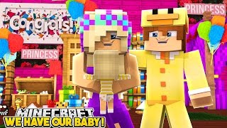 LEAH GIVES BIRTH TO A BABY GIRL - Minecraft Into The Future - Baby Duck Adventures