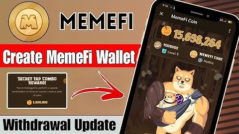 How to create your memefi Wallet To withdrew your coins & what U must do after create it #memes