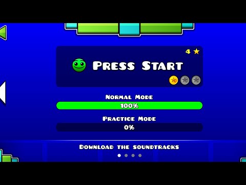 Geometry dash (Press stars practice mode) [All coins] 100% 23 attempts