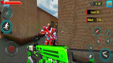 Fps Robot Shooting Games – Counter Terrorist Game - Android GamePlay -  FPS Games Android#13
