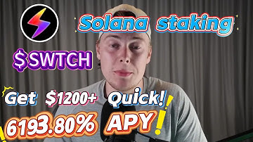 Earn More Crypto: Staking SWTCH Token in Switchboard – 6193.80% APY Potential