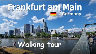 Frankfurt am Main, Germany - Walking Tour (4k Ultra HD/60fps)