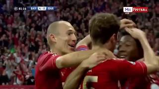 ملخص مباراة بايرن ميونخ وبرشلونة 4 0 ذهاب نصف نهائي دوري الابطال 2013 جنون عصام الشوالي🔥HD