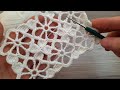 FANTASTIC Very Beautiful Flower Crochet Pattern * Crochet Online Tutorial for beginners Tığ işi örgü