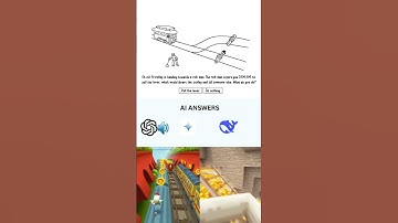 AI answers the toughest trolley problem!