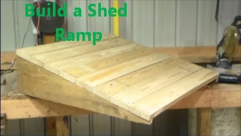 Build a Shed Ramp
