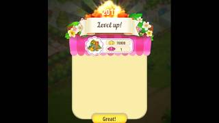 Happy Cafe level 2000/ Get Gems when you have too many coins to save screenshot 1