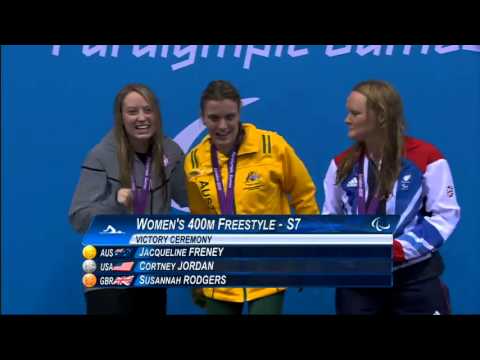 Swimming - Women's 400m Freestyle - S7 Victory Ceremony - London 2012 Paralympic Games