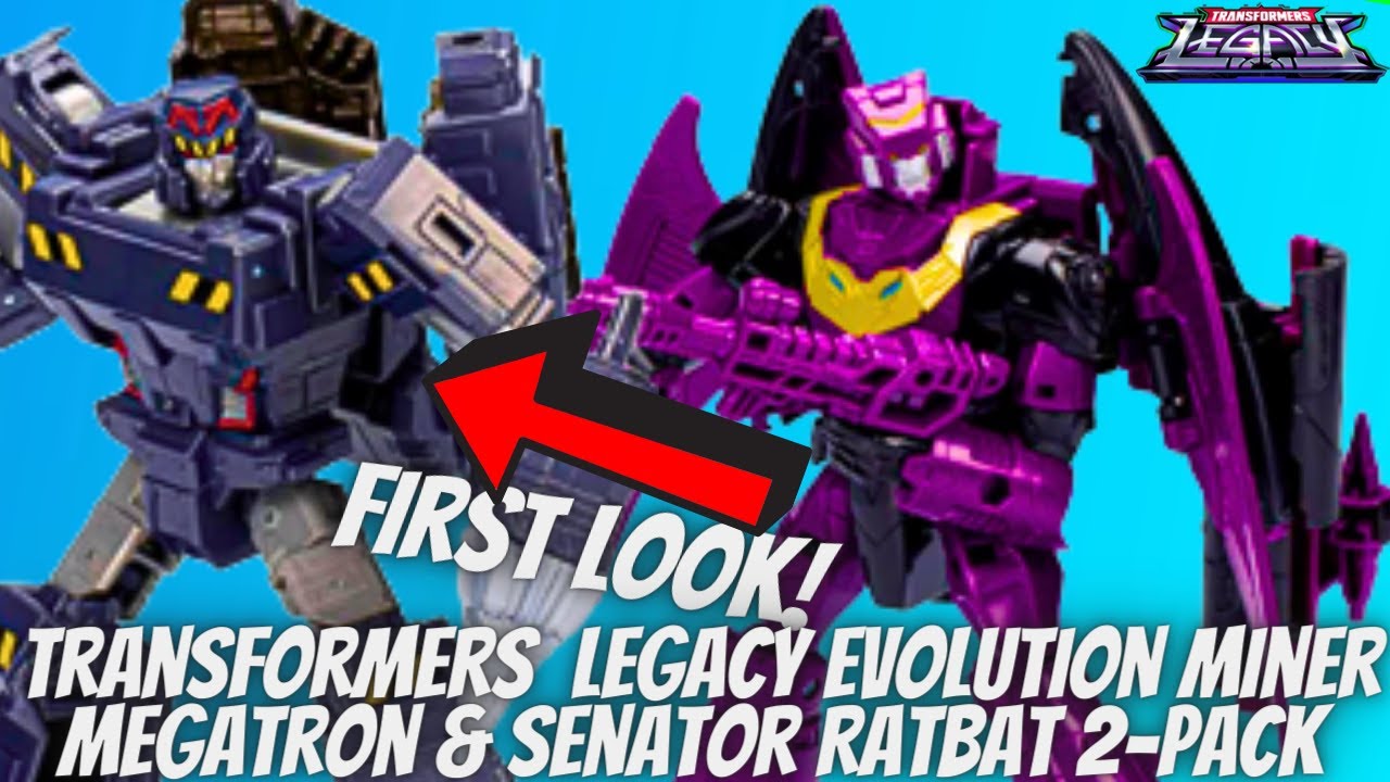 The Transformers Legacy Miner Megatron & Senator Ratbat 2-Pack That ...