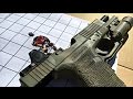 Zeroing a pistol mounted reddot optic