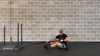Seated Hand Over Hand Sled Pull