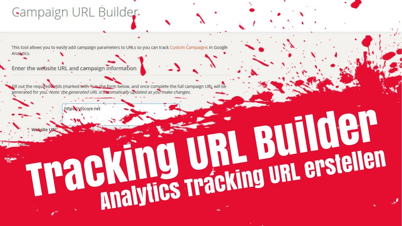 Update New Kampagnen Tracking / URL Tracking Deutsch für Analytics