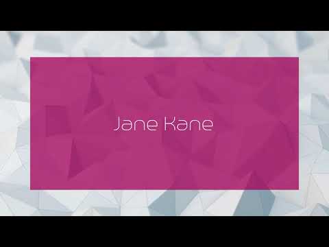 Jane Kane - appearance
