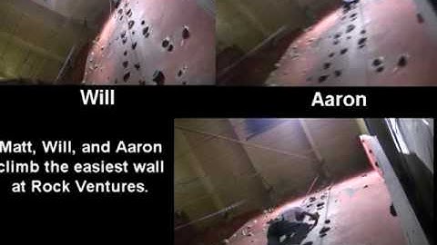 Rock Climbing Race to the Top!