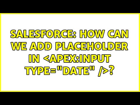Salesforce: How can we add placeholder in ＜apex:input type="Date" /＞?