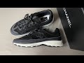 Chanel CC Logo Suede Triple Black Sneaker Review From Supkicks