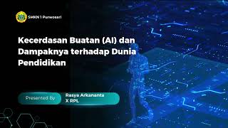 Kecerdasan Buatan AI dan Dampaknya terhadap Dunia Pendidikan