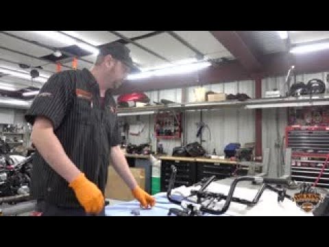 Installing Harley Davidson Polyurethane Handlebar Bushings Youtube