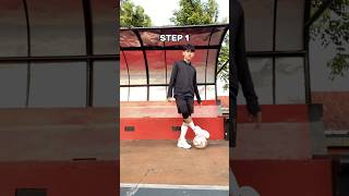 tutorial mudah dragon step over #shorts #futsal