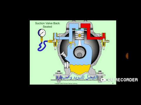 تغيير زيت الضاغط النصف مغلق