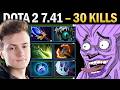 Faceless Void Dota 2 7.41 with 30 Kills and Battlefury - Dota Gameplay