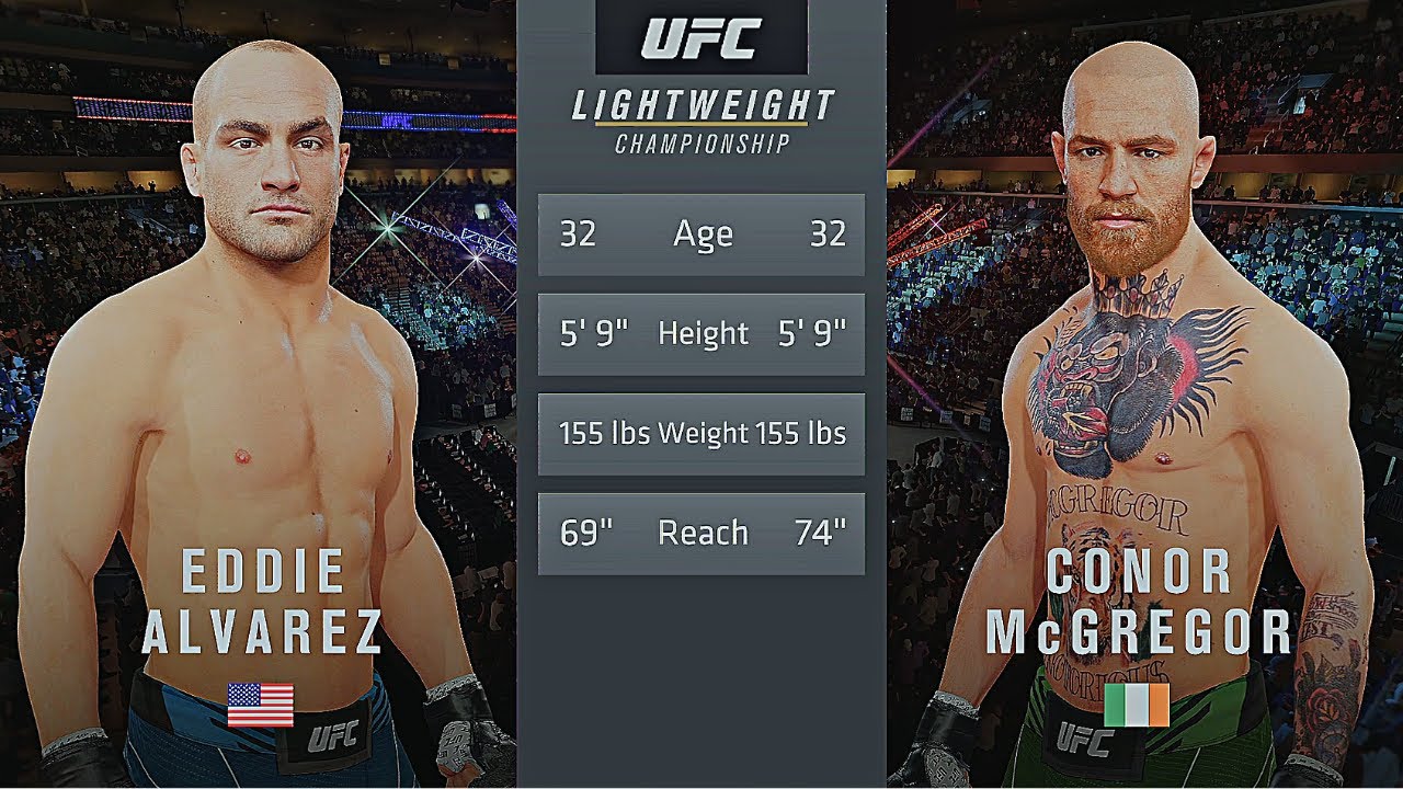 Eddie Alvarez Vs. Conor McGregor : UFC 4 Gameplay (Legendary Difficulty ...