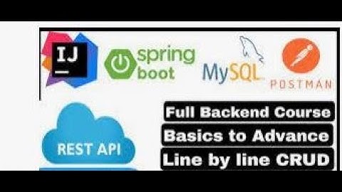 Lesson 4 Spring boot environmental set up