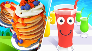 Pancake run | Juice run - All Level Gameplay Android,iOS - NEW MEGA APK UPDATE | MSP Game world