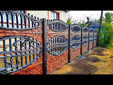 Reliable concrete fences! 20 ideas for inspiration!