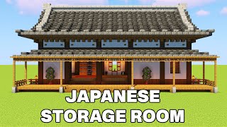 Japanese Storage Room | Minecraft Tutorial
