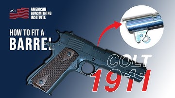 How To Fit a 1911 Barrel With Master Gunsmith Bob Dunlap