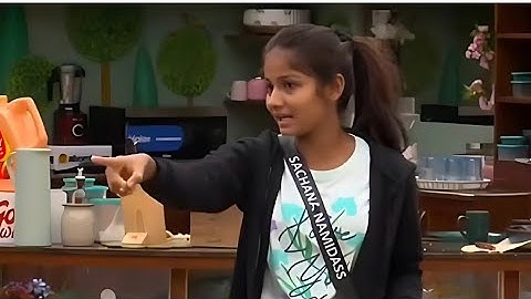 Bigg Boss season 8 Tamil 19 Oct Fight  between sachana and Anchitha