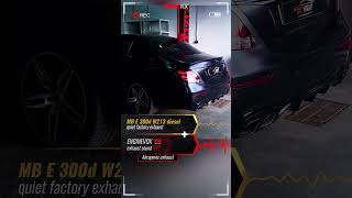 Electronic Active Sound Exhaust System Mb E 300D W213 Diesel