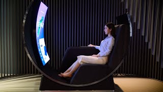 The throne of awesome: LG Display's media chair concept