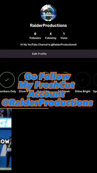 Guys Go Follow My FrehCut Account #freshcut #fyp #shorts