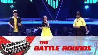 Andrew & Fany & Kiran"Love Never Felt So Good"| Battle Rounds | The Voice Kids Indonesia S2 GTV 2017