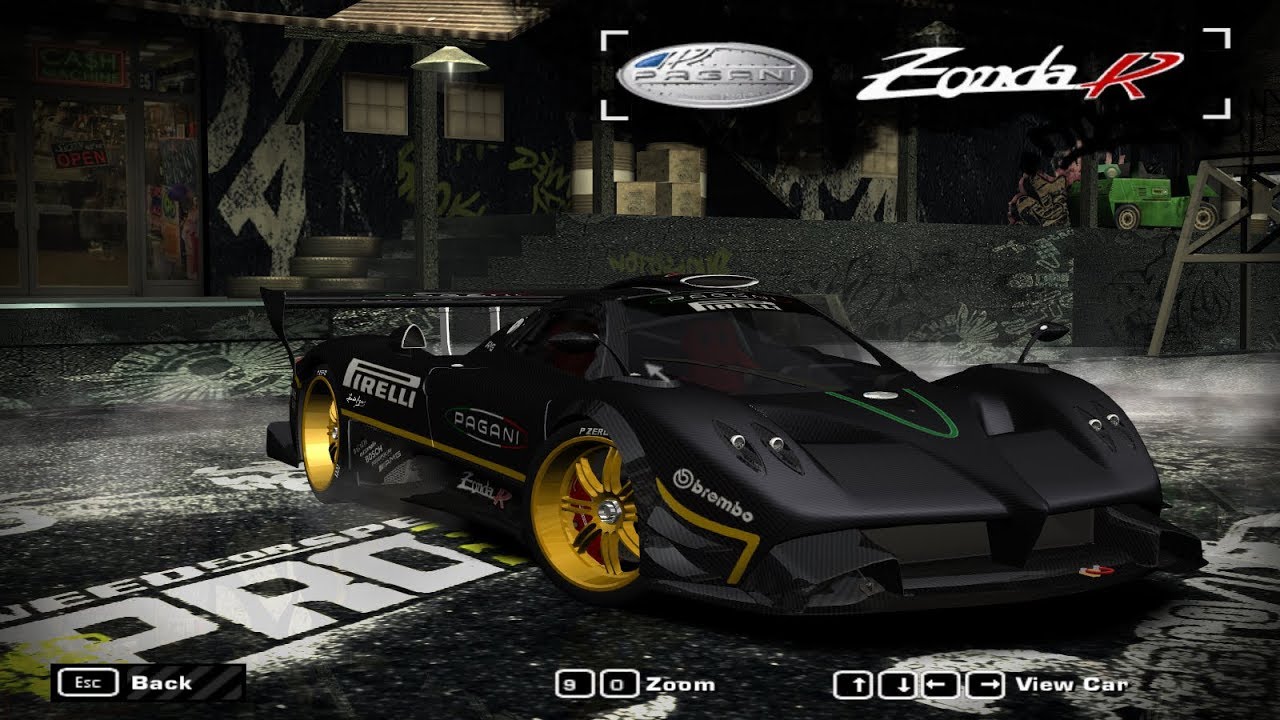 Pagani zonda nfs