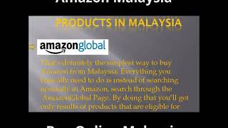 Amazon Shopping Malaysia | How To Ship Amazon To Malaysia – Buy Online Malaysia