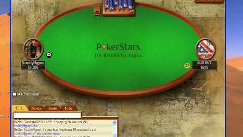 Pokerstars $6.25 heads up sng tutorial part 2
