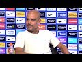 Pep Guardiola Pre-Match Press Conference - Manchester City v Fulham - Embargo Extras