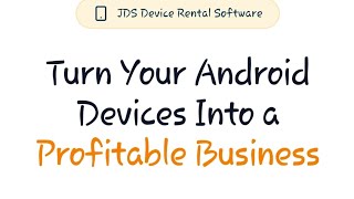 How to setup JDS DEVICE RENTAL APP for PISO TAB VENDO screenshot 3
