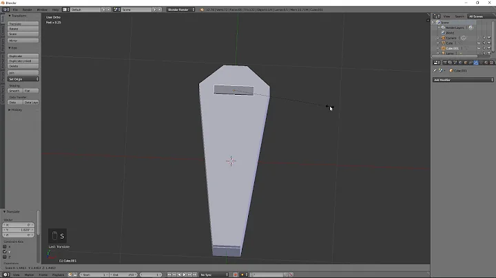 Coffin Prop for D&D| How to in Blender for 3D Printing