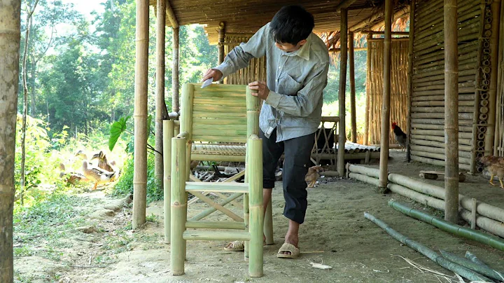 Amazing Asian Craftsman make Bamboo Rattan Chair | Rattan furniture making / Solo Survival - DayDayNews