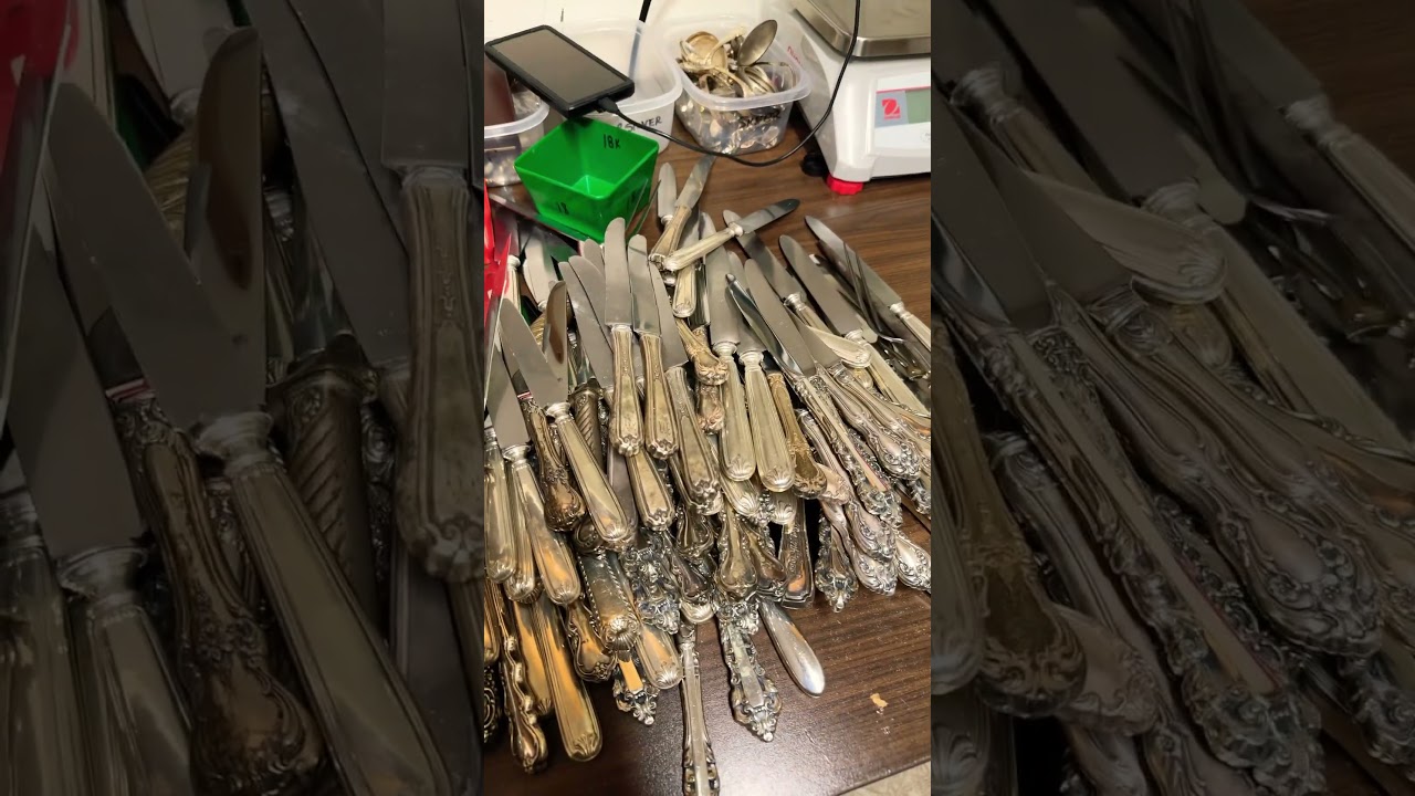 How Much Pure Silver In These Steel Sterling Silver Knives