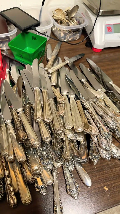 How Much Pure Silver In These Steel Sterling Silver Knives