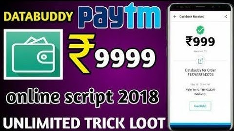 #databuddyappunlimitedtrick {100% WORKING} DataBuddy App Unlimited Trick With Online Script(Proof)