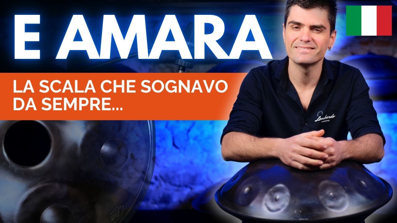 E AMARA 21 Note Evolution – Un Handpan che Tocca l’Anima 🌏🎶 (scala di Malte Marten)