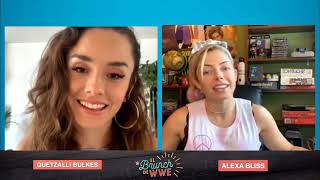 quetzalli bulnes with Alexa Bliss Exclusive interview #elbrunchdewwe