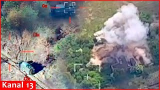 US GMLRS guided missile destroys Russian radio electronic warfare complex - Video footage