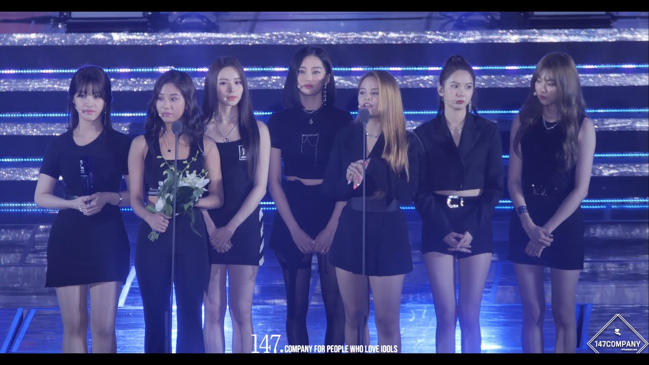 clc full prime minister 씨엘씨 전체 수상멘트 190822 4k BY 147Company 직캠 fancam